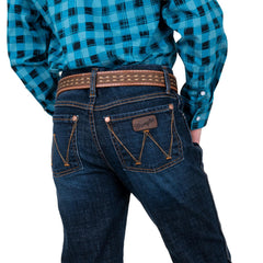 Jeans Vaquero Wrangler Niño Slim Boot Retro s271