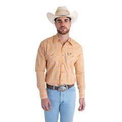 Camisa Vaquera Wrangler Hombre Cuernos Chuecos s979