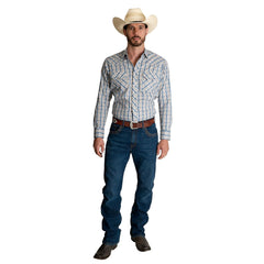 Camisa Vaquera Wrangler Hombre Western Fashion s249
