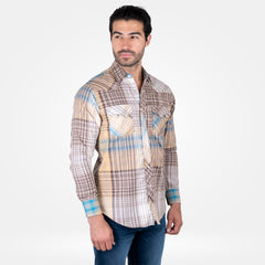 Camisa Vaquera Wrangler Western Fashion Hombre 873