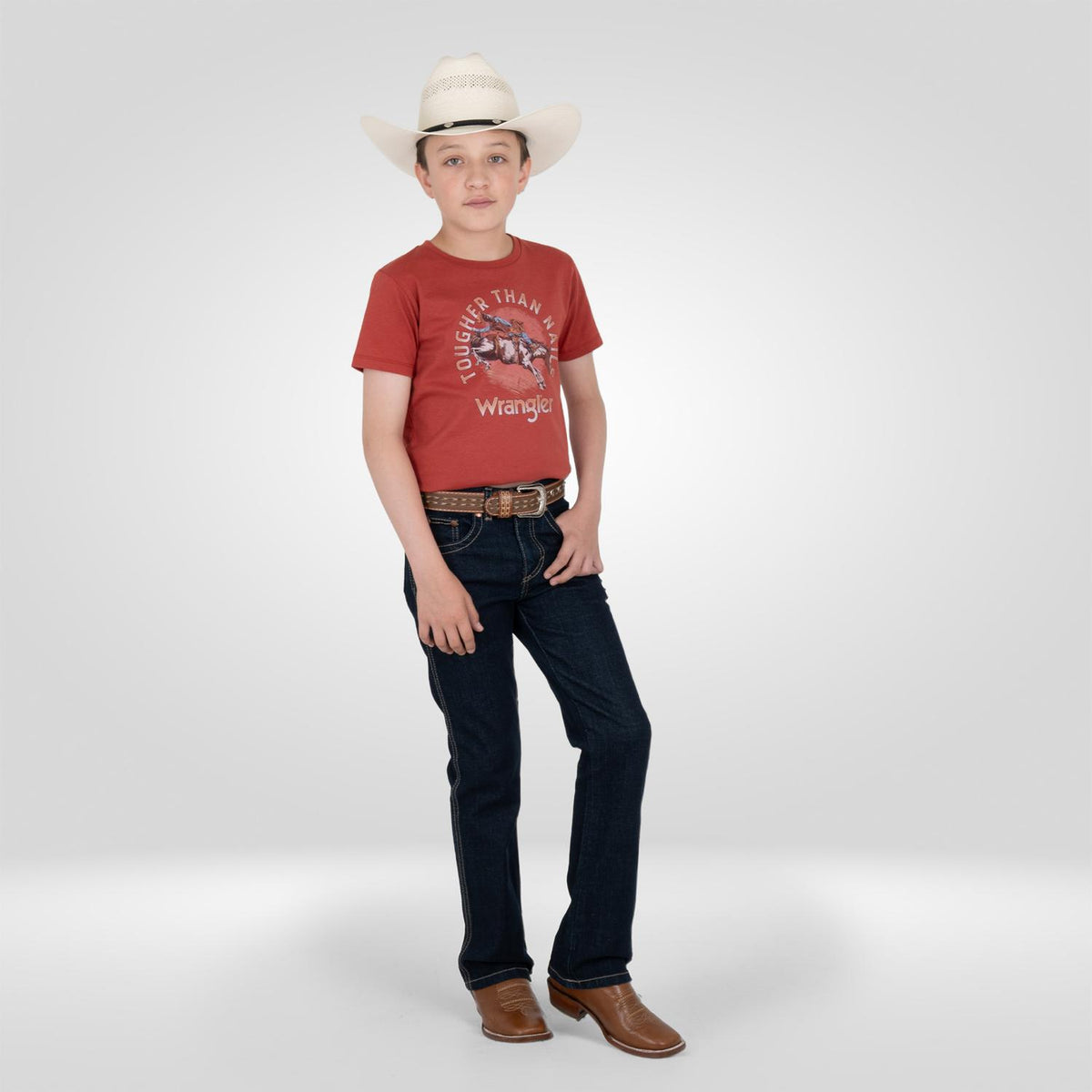 Pantalon Vaquero Wrangler Slim Boot Niño 375
