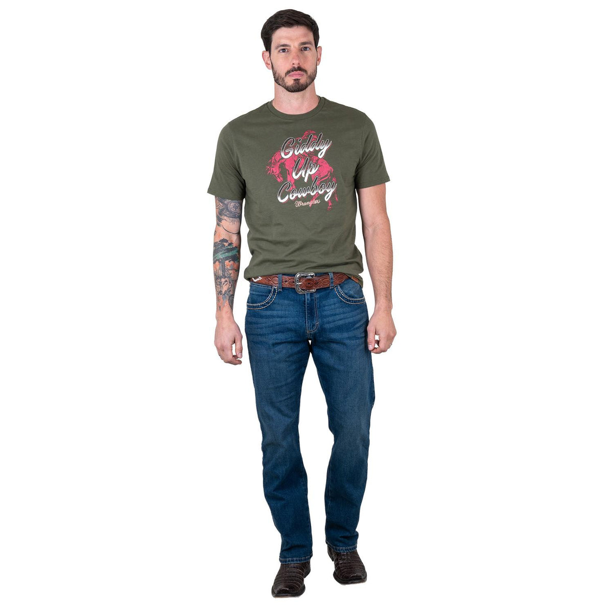 Playera Wrangler Hombre s724