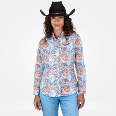 Blusa Vaquera Wrangler Slim Boot Mujer 470