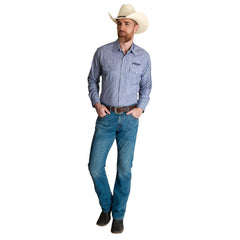 Camisa Vaquera Wrangler Hombre de Logo s919