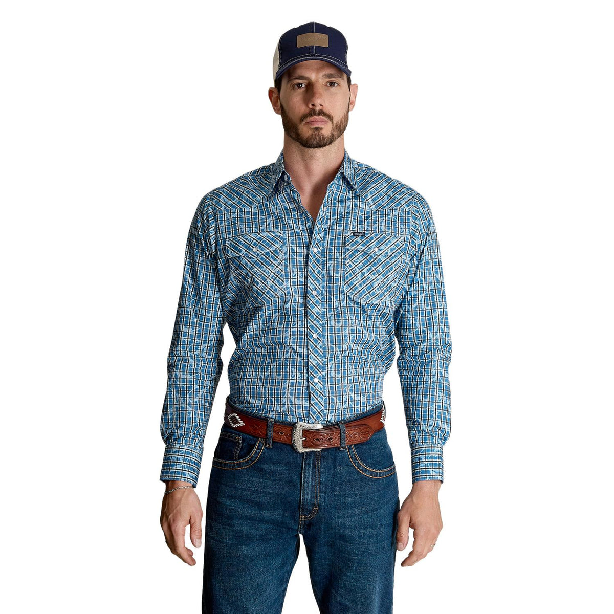 Camisa Vaquera Wrangler Hombre Retro s410