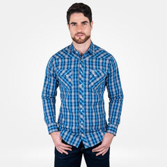 Camisa Vaquera Wrangler Western Fashion Hombre 874