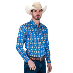 Camisa Vaquera Wrangler Hombre Checotah s142