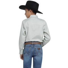 Camisa Vaquera Wrangler Niño Slim Fit Manga Larga 542