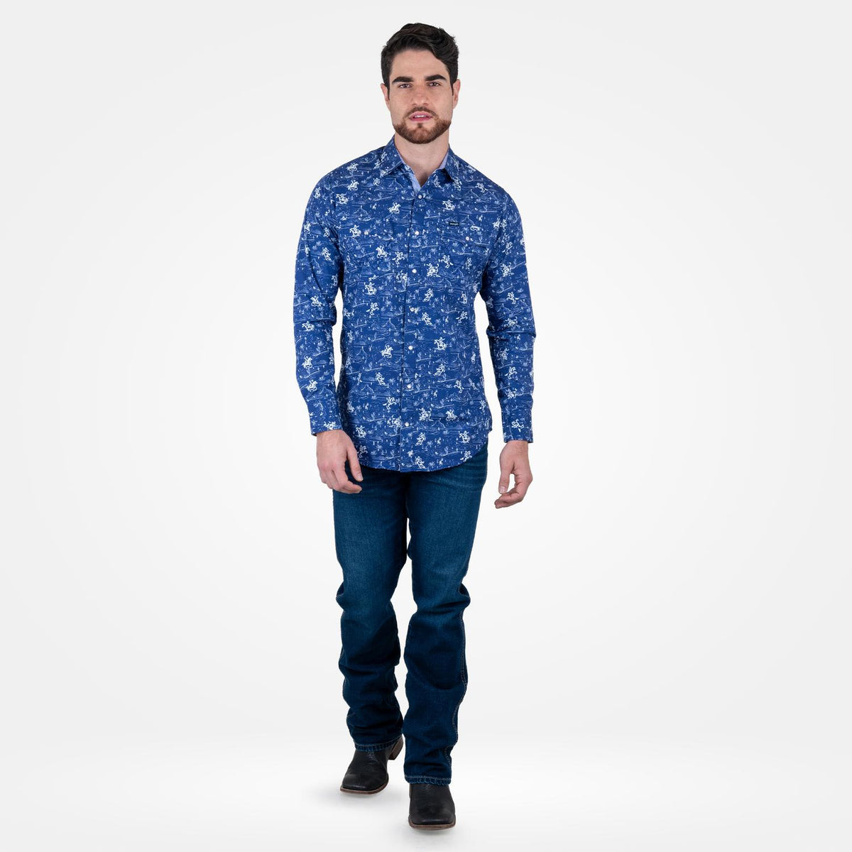 Camisa Vaquera Wrangler Retro Hombre 945