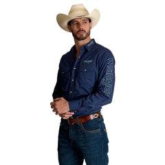 Camisa Vaquera Wrangler Hombre de Logo s923