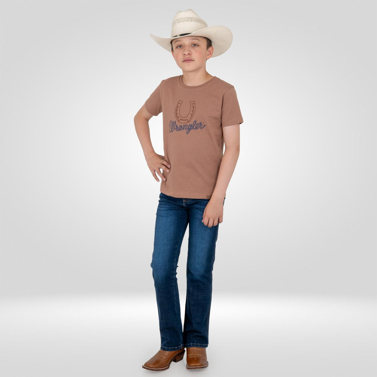 Playera Vaquera Wrangler Slim Fit Niño 290