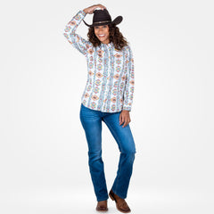Blusa Vaquera Wrangler Slim Boot Mujer 476