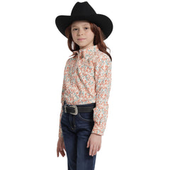 Blusa Vaquera Wrangler Niña Slim Fit Manga Larga 163