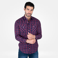 Camisa Vaquera Wrangler Western Fashion Hombre 968