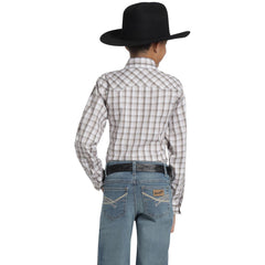 Camisa Vaquera Wrangler Niño Slim Fit Manga Larga 544