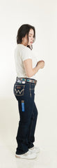 Jeans Vaquero Wrangler Mujer Retro High Rise Corte Bota 288