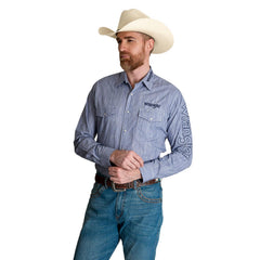 Camisa Vaquera Wrangler Hombre de Logo s919