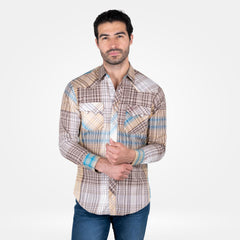 Camisa Vaquera Wrangler Western Fashion Hombre 873