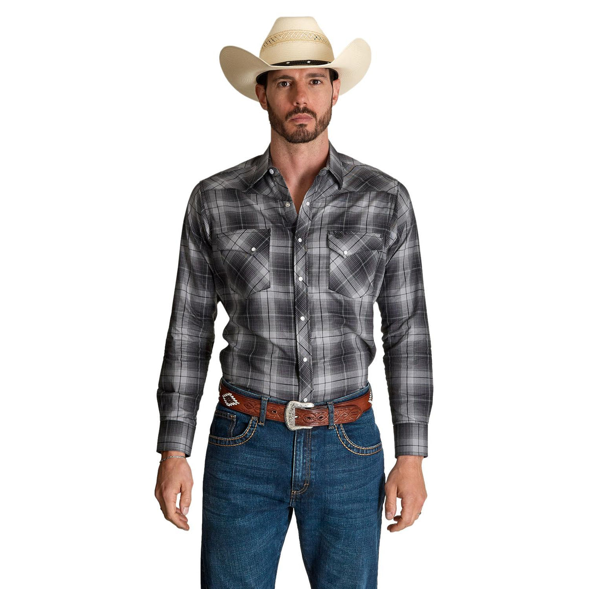 Camisa Vaquera Wrangler Hombre Western Fashion s988