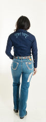 Blusa Vaquera Wrangler Mujer Blanca 138