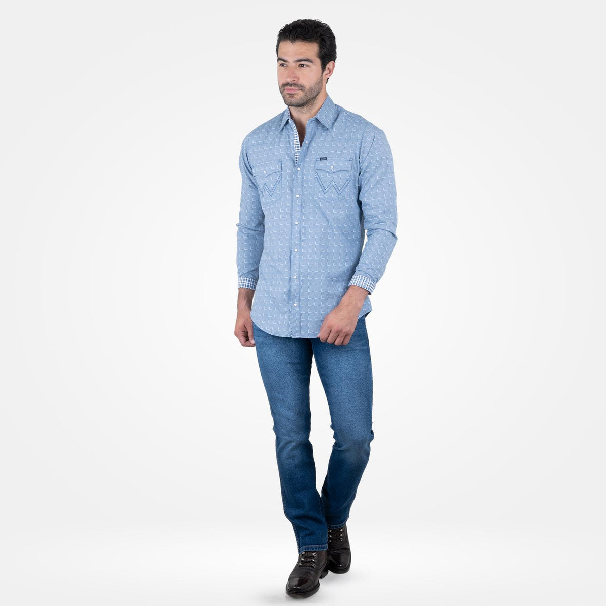 Camisa Vaquera Wrangler Retro Hombre 943