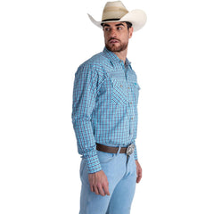 Camisa Vaquera Wrangler Hombre Cuernos Chuecos s976