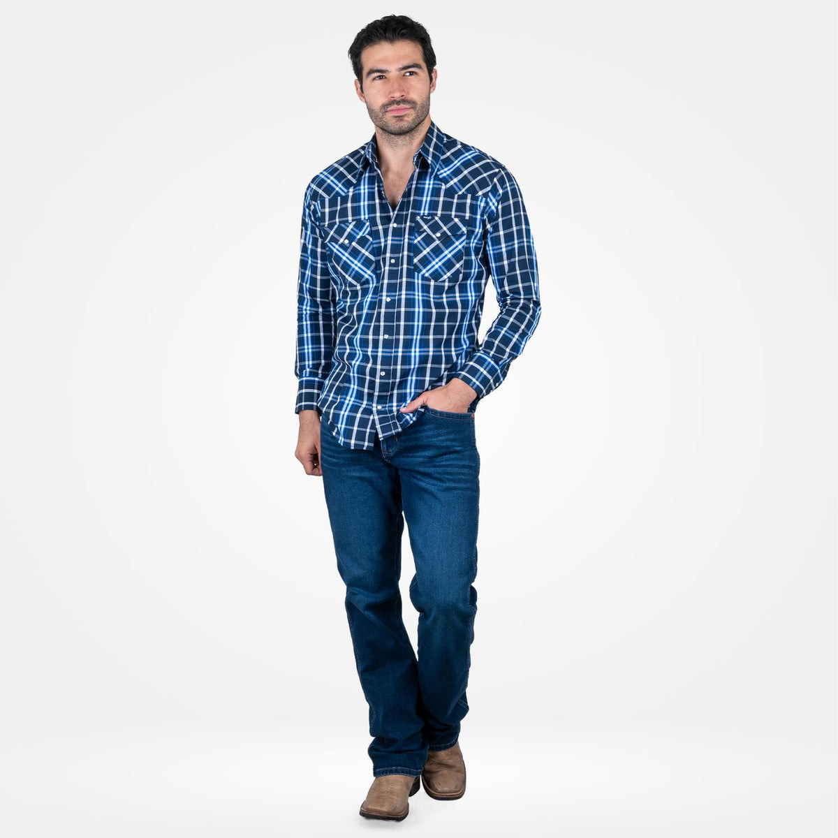 Camisa Vaquera Wrangler Painted Desert Hombre 851