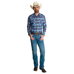 Camisa Vaquera Wrangler Hombre Checotah s968