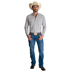 Camisa Vaquera Wrangler Hombre Western Fashion s982