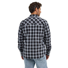 Camisa Vaquera Wrangler Hombre Slim Fit Manga Larga 195