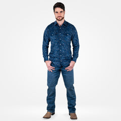 Camisa Vaquera Wrangler Retro Hombre 460