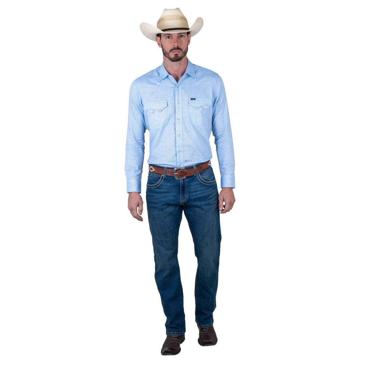 Camisa Vaquera Wrangler Hombre 20X s107