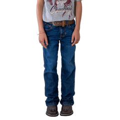 Jeans Vaquero Wrangler Niño Slim Boot Retro s280