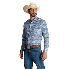 Camisa Vaquera Wrangler Hombre Retro s412