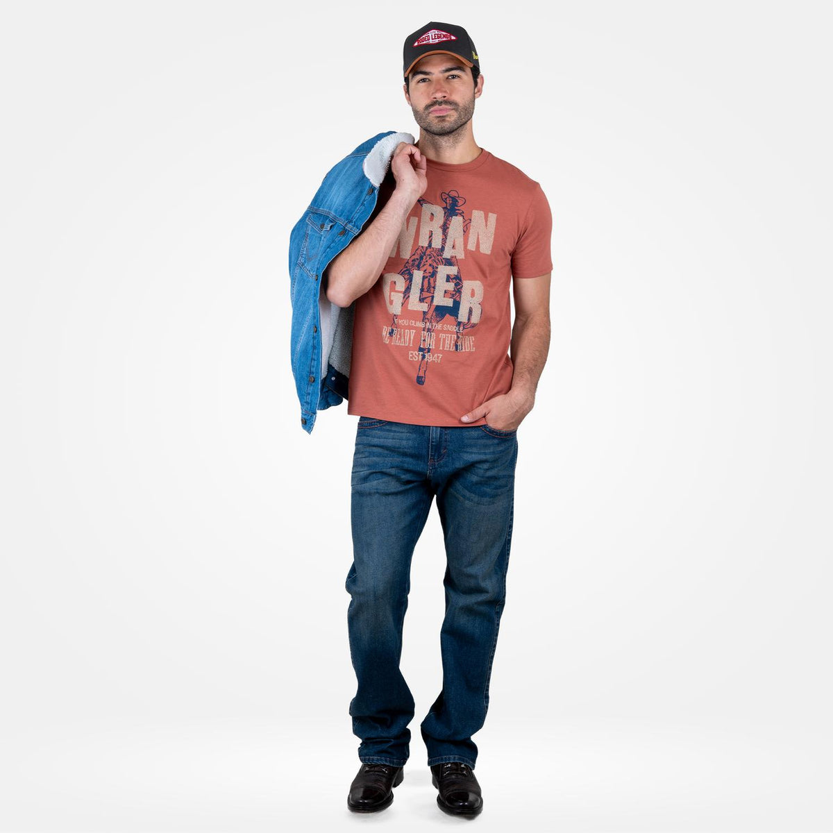 Playera Vaquera Wrangler Slim Fit Hombre 234