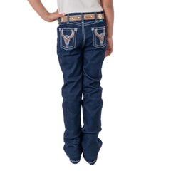 Jeans Vaquero Wrangler Niña Corte Bota 756