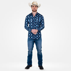 Camisa Vaquera Wrangler Checotah Hombre 969
