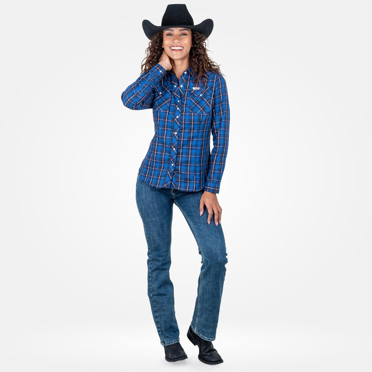 Blusa Vaquera Wrangler Slim Boot Mujer 475