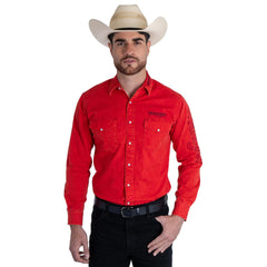 Camisa Vaquera Wrangler Hombre de Logo s924
