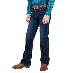 Jeans Vaquero Wrangler Niño Slim Boot Retro s271