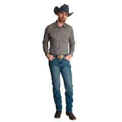 Camisa Vaquera Wrangler Hombre Western Fashion s991