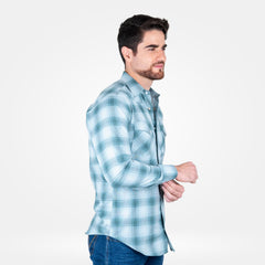 Camisa Vaquera Wrangler Western Fashion Hombre 971