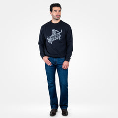 Sudadera Vaquera Wrangler Slim Fit Hombre 286