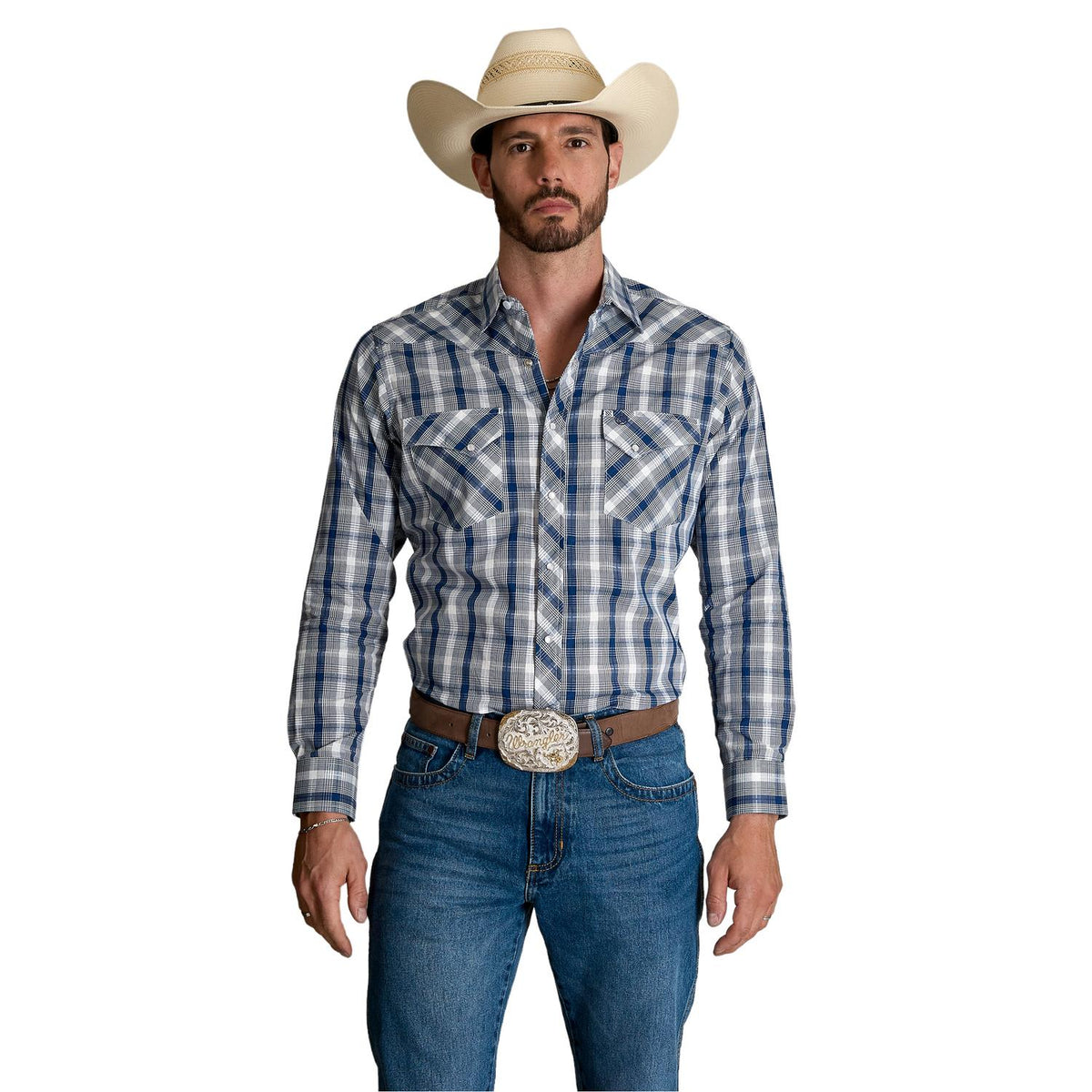 Camisa Vaquera Wrangler Hombre Western Fashion s994