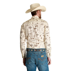 Camisa Vaquera Wrangler Hombre Retro s435