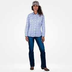 Blusa Vaquera Wrangler Slim Boot Mujer 472