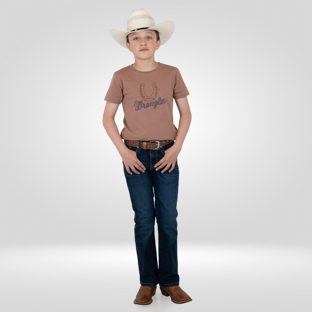 Pantalon Vaquero Wrangler Slim Boot Niño 362