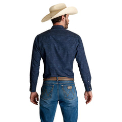Camisa Vaquera Wrangler Hombre Retro s413