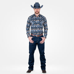 Jeans Vaquero Wrangler Slim Boot Hombre 837