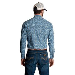 Camisa Vaquera Wrangler Hombre Retro s410